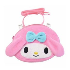 MY MELODY 美樂蒂 絨毛造型斜背包 立體款