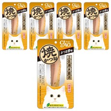 INABA CIAO 宗田鰹燒魚柳條, 柴魚片風味, 18g, 5包