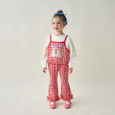 MARI N MORI 兒童用Bernese格紋馬甲上下服套裝