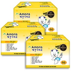 아몬스 프리미엄 암컷용 애견 기저귀, 중형, 10개입, 3개