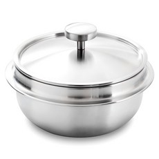 cookever 電磁爐適用3層不鏽鋼燜燒鍋+鍋蓋, 1組, 14厘米