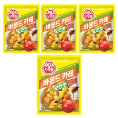 오뚜기 바몬드 카레 골드 순한맛, 100g, 4개