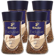 Tchibo Exclusive 無咖啡因即溶咖啡 瓶裝, 4個, 100g