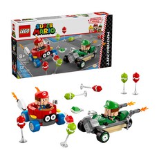 LEGO 樂高 瑪利歐賽車 益智積木玩具組, 321件, 瑪利歐寶寶 vs 路易吉寶寶, 1盒