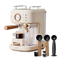 pLAniT De'art 義式咖啡機, PCM-NF21W, 北歐奶油白