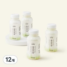 범산목장 유기가공식품 인증 목초우유, 200ml, 12개