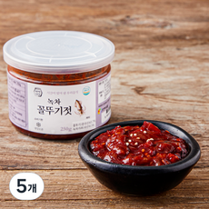 자연다감 녹차 꼴뚜기젓, 250g, 5개