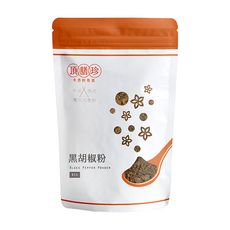 頂膳珍 黑胡椒粉 -辛香料 提升料理風味, 80g, 1包