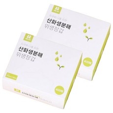 생활드림 산화생분해 위생 비닐장갑, 2개, 400개입