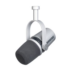 Sure Podcast XLR USB 混合雙麥克風 銀色, MV7