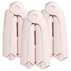 衣架 可折疊衣架, 粉色, 3個