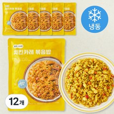 엄지 치킨카레 볶음밥 (냉동), 300g, 12개