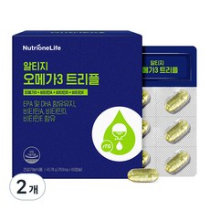 Nutrione rTG Omega-3維他命三效錠, 60顆, 2盒