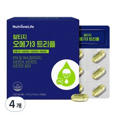 Nutrione rTG Omega-3維他命三效錠, 60顆, 4盒