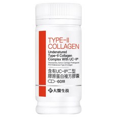 大醫生技 含有UC-II®二型膠原蛋白複方膠囊, 36g, 60顆, 1罐