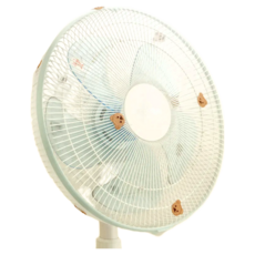 沐慕家居 防塵風扇保護套 2件組 網紗布, 小熊款, 50cm