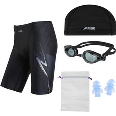 ARISE 男款5分室內泳褲泳具組 ASIM429GCPE