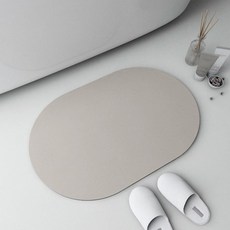 Haru Gonggan 可水洗珪藻土腳踏墊, 淺棕色