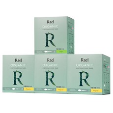 Rael 蝶翼衛生棉 中型 14片入 3盒+大型 12片入, 1組