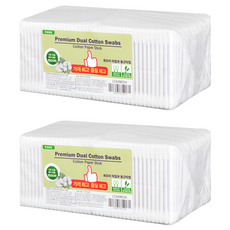 LOUIS BON Expert 大容量雙頭棉花棒, 1000入, 2個