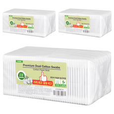 Ruibon Expert 雙棉籤, 1000入, 3個