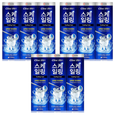 LG생활건강 클링스 스케일링 케어 쿨링민트 치약, 100g, 9개
