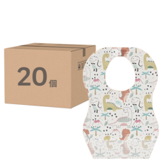 YOUHA 優合 三層防水拋棄式圍兜, 童趣恐龍, 20個, 1盒