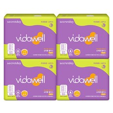 Vidawell Secret Day失禁內褲型護墊成人尿布, 18入, 均碼(一個尺寸), 4個