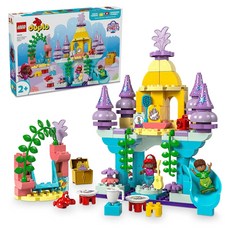 LEGO duplo 得寶 10435 愛麗兒的海底宮殿 適合2歲以上兒童的益智積木玩具, 多色, 1盒