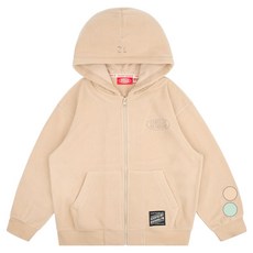 아이스비스킷 심볼 로고 플리스 후드 집업 IB34JD810