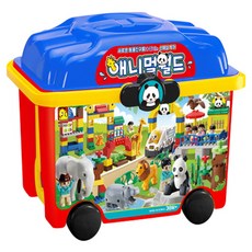 OXFORD TOY 動物世界積木 AW2801 182p, 1個, 混合色