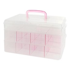 JUSKU 佳斯捷 大彩藝家三層收納箱/收納盒/置物盒, 顏色隨機, 1個