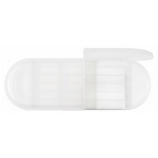 FANCY LIFE 電池檢測收納盒, 單層款 透明色, 1盒