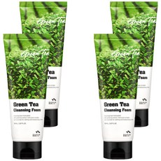 Flor De Man 綠茶鎮靜泡沫洗面乳, 4條, 150ml