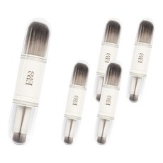 DAYBYDAY 4in1 多功能彩妝刷具組, 5個, 白色