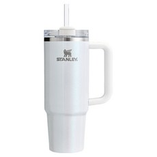 스탠리 퀜처 H2.0 플로우 스테이트 텀블러, 펄 화이트, 887ml, 1개