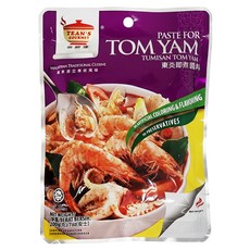 TEAN'S GOURMET 田師傅 冬蔭泰式酸辣湯即煮醬料 200g 馬來西亞傳統風味, 1包