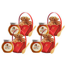 Mr.HONEY 蜂蜜先生 蜂蜜提籃組 野花蜂蜜, 240g, 4組