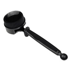 KALDIN 咖啡機沖煮頭矽膠清潔刷 58mm, 1個, 黑色