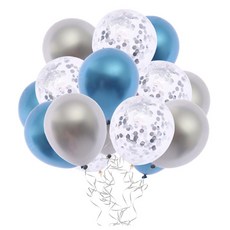 마켓감성 파티장식 풍선 15p, 타입2, 1세트