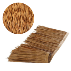 오르토 플라스틱 초가 지붕 장식 재료 PE, 얼룩무늬