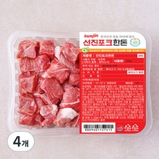 선진포크한돈 앞다리살 찌개 (냉장), 500g, 4팩