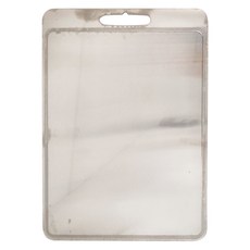 REQIR 不鏽鋼304PP雙面砧板, 1個, 銀色