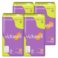 [VEGANLIFE] Vidawell Secret Day Inner Fit 失禁護墊 纖長款 成人紙尿褲, 40入, FREE(單一尺寸), 4套