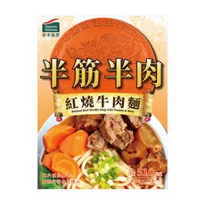 Express Kitchen 快享廚房 半筋半肉紅燒牛肉麵, 510g, 1盒