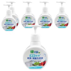 Green Master 綠大師 濃縮全效 蔬菓碗盤清潔液 320ml, 6瓶