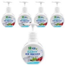 Green Master 綠大師 濃縮全效 蔬菓碗盤清潔液 320ml, 5瓶
