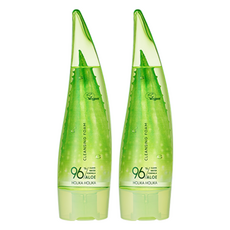 HOLIKA HOLIKA 蘆薈淨透水感配方潔面乳, 150ml, 2個
