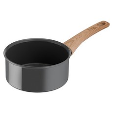 Tefal 特福 綠生活陶瓷不沾系列單柄湯鍋, 20cm, 黑色, 1個