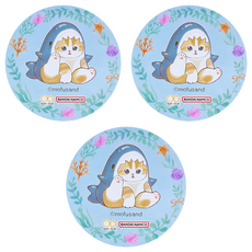 sun-star 貓福珊迪 mofusand 可愛裝扮透明膠帶 鯊魚, 玻璃紙材質, 3個